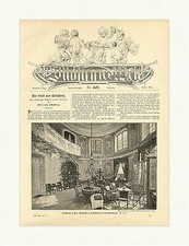 In the Pavilion in Plön, Shell Hall German Reich Prussia Balcony E 3058