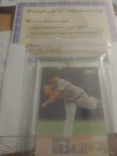 2016 Topps stadium club 1/1 blank back Jorge De La Rosa
