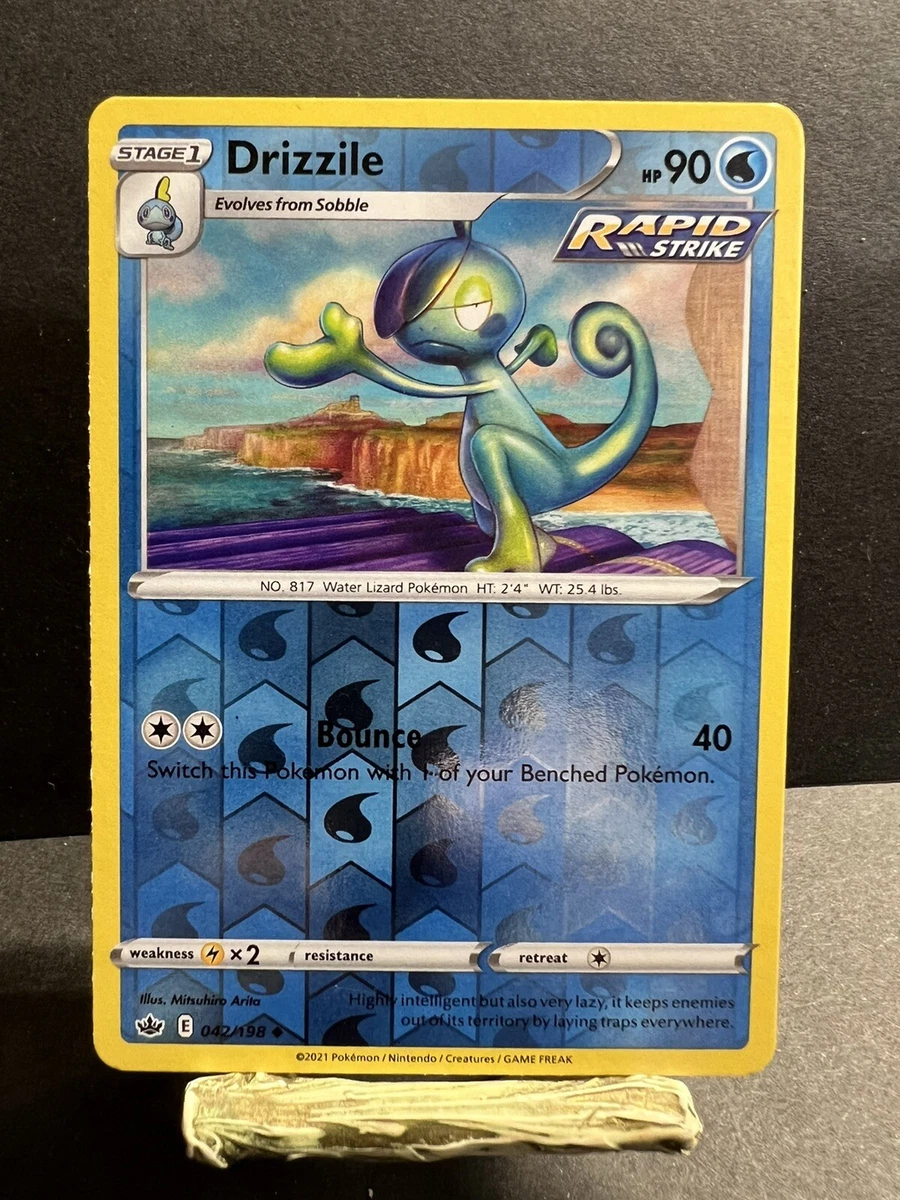 042/198 Drizzile Uncommon Reverse Holo Chilling Reign Pokemon TCG