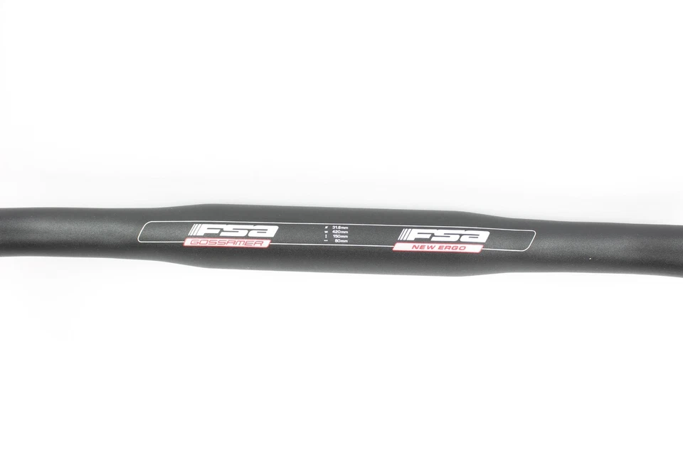 FSA Gossamer New Ergo Rennrad Lenker 420 mm Rennlenker 31,8 mm 42 cm Bullhorn - Bild 2 von 4