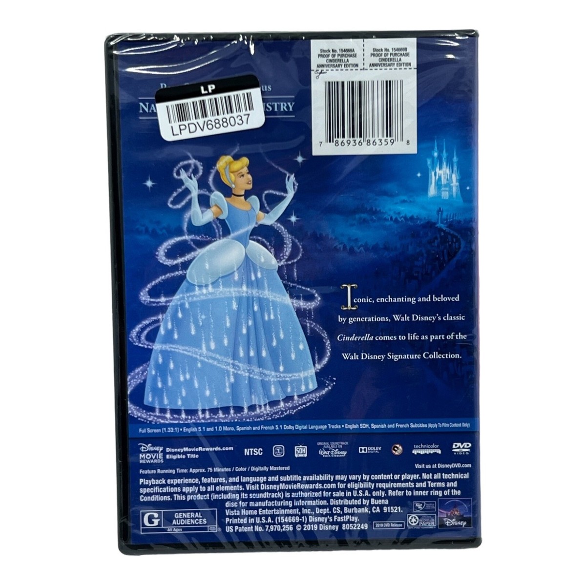 Cinderella The Walt Disney Signature Collection DVD Ac-3