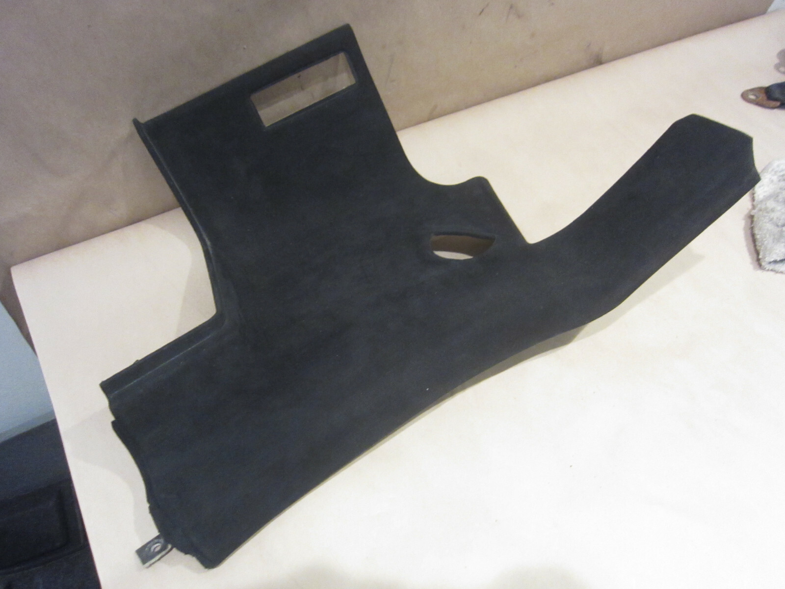 Lamborghini Gallardo - LH B-Pillar Covering - Black Alcantara - P/N 403868417B
