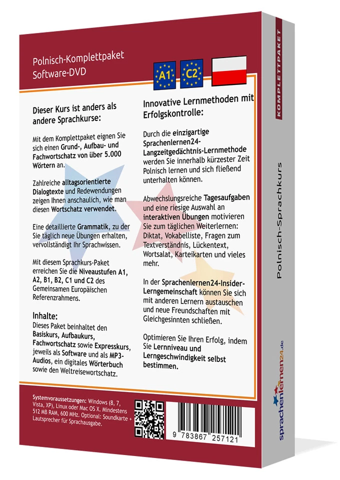 Polnisch  lernen Komplettpaket Sprachkurs Onlinekurs,Sprachenlernen24 - Bild 4 von 4