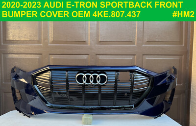   2020-2023 AUDI  E-TRON E TRON Sportback Front Bumper 4KE807437 OEM Original