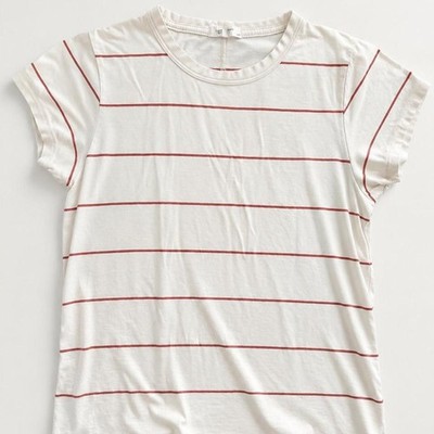 Rag-bone Women's White and Cream T-shirt
