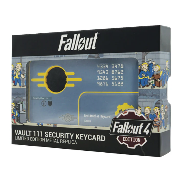 Fallout 4 - Vault 111 Limited Edition Security Keycard Replica FaNaTtiK