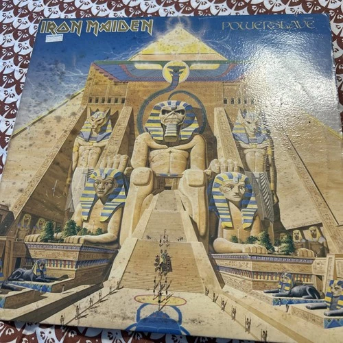 Iron Maiden – Powerslave (Vinyl LP, 1984) Capitol Records – SJ-12321