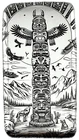 10 ozt 999 Fine Silver Art Bar- TOTEM - ADAMO TECHNE - Limited Edition