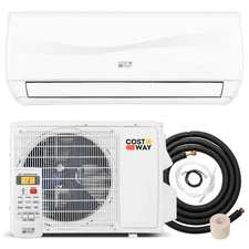 9000 BTU Mini Split Air Conditioner & Heater w/ 0.75 Ton Pre-Charged Heat Pump