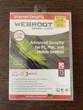 Webroot SecureAnywhere Internet Security - Full Version for Windows  Mac