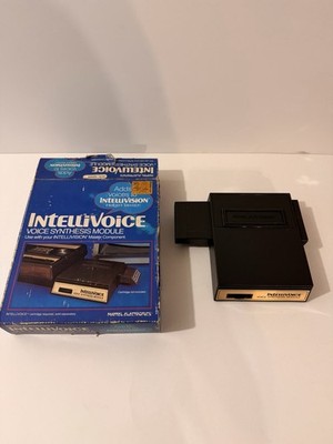 Mattel Electronics IntelliVoice Voice Synthesis Module Black Intellivision