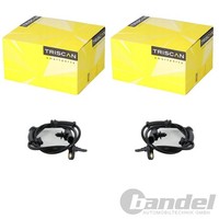 2X Triscan ABS-SENSOR Raddrehzahl Vorne Passend FüR CitroËN C1 Peugeot 107 Toyot