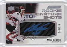 2023 Engrained 2022-23 Update Rookie Signature Shots /299 Mads Sogaard Auto 1r9e