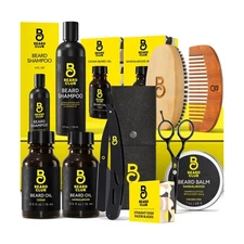 The Beard Club Premium Beard Kit for Men - Grooming & Care Kit - Cedar & Sand...