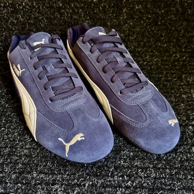Puma Speedcat OG Trainers New Navy Warm White Leather Eu 45 Uk 10.5 Tyre Tread