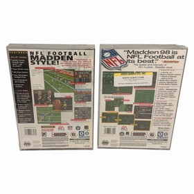 Madden NFL 97 + NFL 98 (Sega Saturn) Lot Of 2 Complete w/ Manual Tested
