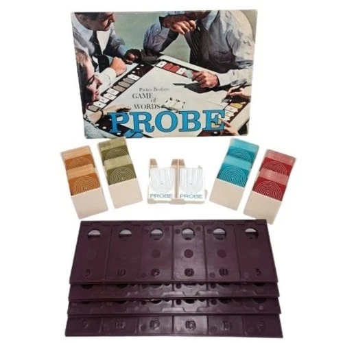 Vintage 1964 Parker Brothers PROBE "Game of Words" Board Game 100% Complete
