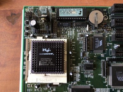Intel OverDrive CPU DX2ODPR66 486er Socket 2/3 - 5V - SZ904 - 80MHz getestet