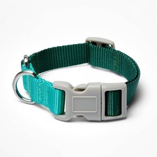 LEGO Color Block Dog Collar M - Green/Gray/Teal - LEGO x Target Collection