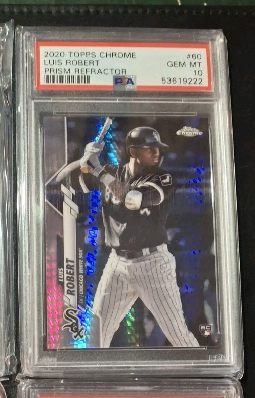 Luis Robert PSA 10 ROOKIE - 2020 Topps Chrome Prizm Refractor #60 PSA 10 BIN
