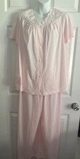 NWOT Vintage Shadowline Pink PJ's gorgeous Pajamas Set size 38