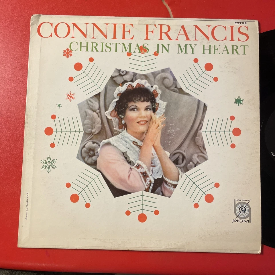 Connie Francis Christmas In My Heart LP MGM Mono 1st Press VG+!!!! - Image 2 of 4
