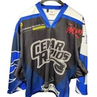 Cedar Rapids Ice Hockey Game Worn Jersey Minor League
