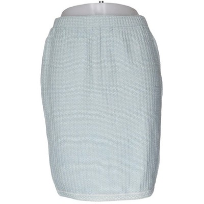 St. John, Rock, Größe: 34, Blau/Weiß, Sonstiges, Musterstrick, Damen #V3i