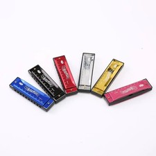 C Tone Harmonica for Beginners - 1PC, 10 Holes, 20 Tones; Packed in a Case -