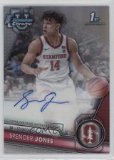 2023 Bowman U Chrome Prospect Refractor 81/250 Spencer Jones #BCPA-SJ Auto 0xh3