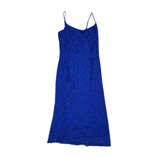 NWT  Bardot Cobalt Blue Lace Bias Midi Dress Size 10/Large 