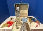 Vintage Mattel Blonde Flocked Ken doll with Case, TLC Clothes and Shoes