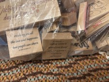 Large Bag Of Assorted Rubber Stamps |SCRAPBOOKING | PAPER CRAFTING