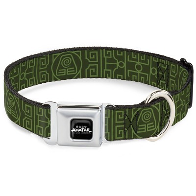 Dog Collar ALAAV-AVATAR LAST AIRBENDER Title Logo Full Color Black/W (US IMPORT)