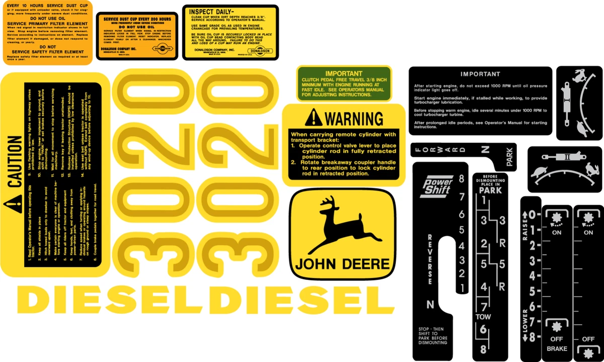 Aftermarket Decals for Tractor for sale | eBay