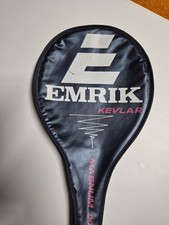 Used Emrik Squash Racquet & Original Head Cover Magnum Double Edge