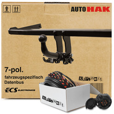 Für Exeo Stufenheck 3R2 Auto Hak Anhängerkupplung abnehmbar & 7poliger E-Satz