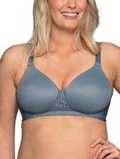 Vanity Fair Beauty Back Smoother Full-Figure Wireless Bra 71380 Steele Blue 44C