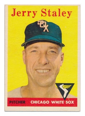 1958 Topps #412 Jerry Staley Chicago White Sox   (d)  (bo)