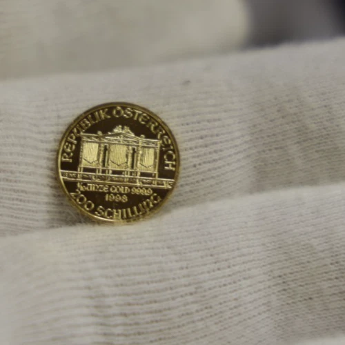 Photo of a 1998 Austrian Gold Philharmonic 1/10 oz from an eBay sale