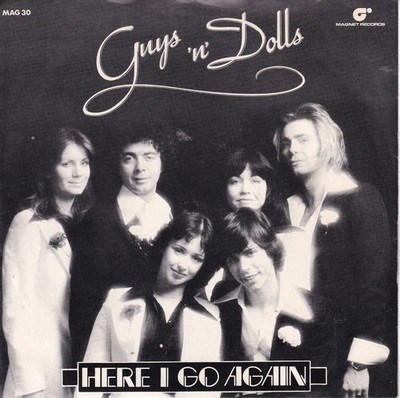 -2217- Guys'n'Dolls - Here I Go Again - 7''-Single- vg++