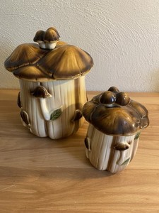 Mushroom Canister Set | eBay