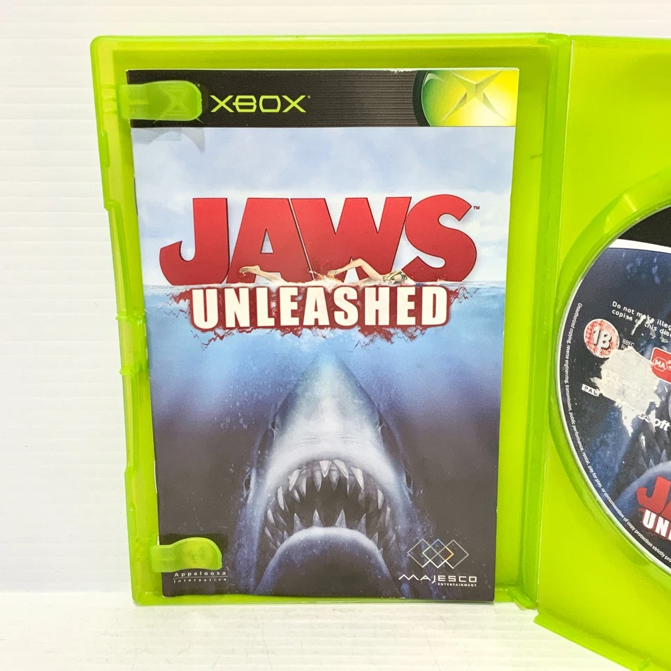 Jaws Unleashed + Manual - Xbox Original - Tested & Working - Free Postage - Image 3 of 4