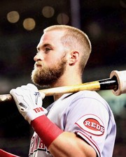 TUCKER BARNHART 8x10 PHOTO #5 CINCINNATI REDS WM