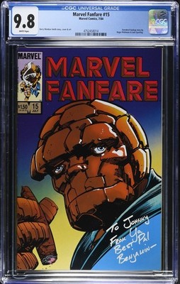     Marvel Fanfare 15 CGC 9.8 White Pages  Thing! Daredevil 1984  X