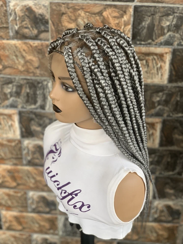 Knotless Braided wig,Box Braids,Full Lace braid wig,Braid wig,Senegalese braids - Image 2 of 4