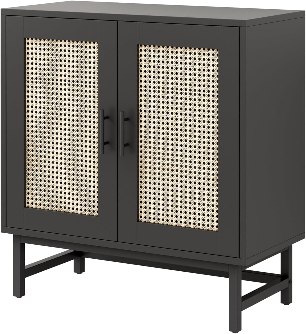 Sideboard Rattan Cabinet Storage Cupboard Buffet Unit Scandinavian Natural Oak