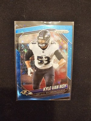 2025 Prizm Football Kyle Van Noy #246 Blue Disco /125 Baltimore Ravens