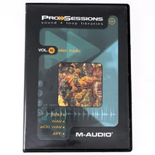 M-Audio Pro Sessions 16 Alien Radio Loops Sound/Sample Library/Sampling CD