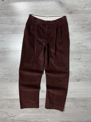 SAINT LAURENT (YSL) Pantaloni uomo vintage Yves Saint laurent velluto a coste larghi YSL